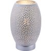 Globo VAS Tafellamp Zilver, 1-licht