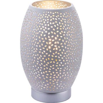 Globo VAS Tafellamp Zilver, 1-licht