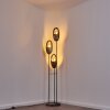 Lamington Staande lamp Zwart, Zilver, 3-lichts