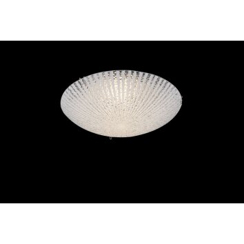 Globo FERDI Plafondlamp LED Chroom, 1-licht