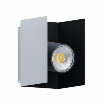 Eglo VISERBA Plafondlamp Aluminium, Zwart, 1-licht