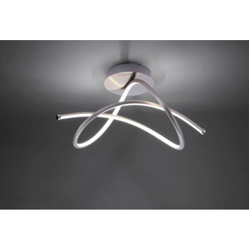 Leuchten-Direkt VIOLETTA Plafondlamp LED roestvrij staal, 1-licht