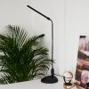 Winnipeg Klemlamp LED Zwart, 1-licht
