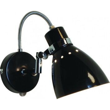 Steinhauer SPRING Muurlamp Zwart, 1-licht