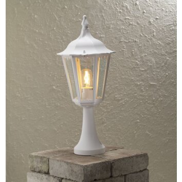 Konstsmide Firenze Sokkellamp Wit, 1-licht