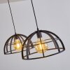 Ballarat Hanglamp Zwart, 2-lichts