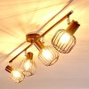 Cancun Plafondlamp Bruin, 4-lichts