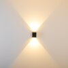 Orsa Buiten muurverlichting LED Zwart, 2-lichts