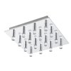 Eglo TEOCELO Plafondlamp LED Chroom, 16-lichts