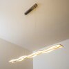 Hopedale Hanglamp LED Chroom, Nikkel mat, 1-licht