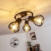 Gainesville Plafondlamp Zwart, 3-lichts