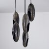 Lamington Hanger Zwart, Zilver, 5-lichts