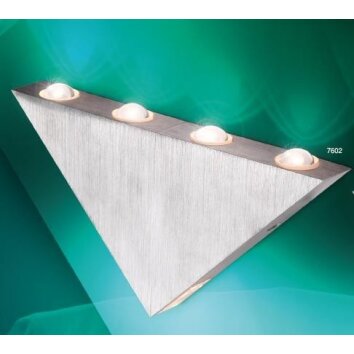 Globo GORDON Muurlamp LED Aluminium, Chroom, roestvrij staal, 5-lichts