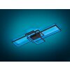 Trio THIAGO Plafondlamp LED Antraciet, 1-licht, Afstandsbediening, Kleurwisselaar