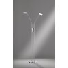 Honsel Dent Staande lamp LED Nikkel mat, 1-licht, Kleurwisselaar