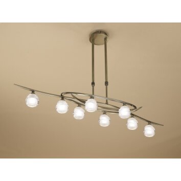 Mantra Loop Hanger Messing, 8-lichts