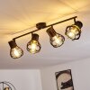 Gainesville Plafondlamp Zwart, 4-lichts
