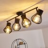 Gainesville Plafondlamp Zwart, 4-lichts