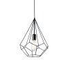 Ideallux AMPOLLA Hanger Zwart, 1-licht