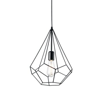 Ideallux AMPOLLA Hanger Zwart, 1-licht