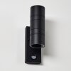 Froslev Buiten muurverlichting LED Zwart, 2-lichts, Bewegingsmelder