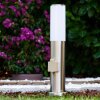 Caserta Staande lamp, Pad licht Roestvrijstalen kleur, Wit, 1-licht