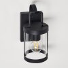 Hojer Buiten muurverlichting Zwart, 1-licht