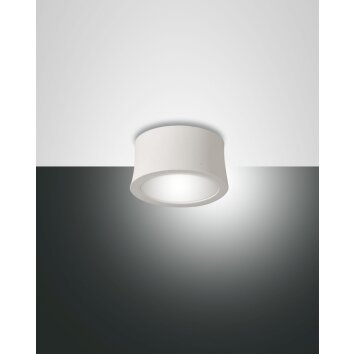 Fabas Luce Ponza Plafondlamp LED Wit, 1-licht