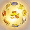 Pizzy Zoo Plafondlamp Chroom, Wit, 2-lichts