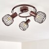 Cancun Plafondlamp Bruin, 3-lichts