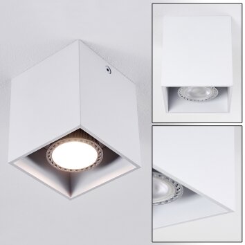 Awuna Plafondlamp Wit, 1-licht