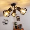 Gainesville Plafondlamp Zwart, 3-lichts