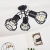 Gainesville Plafondlamp Zwart, 3-lichts