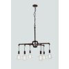 Lutec AMACORD Hanglamp Bruin, 6-lichts