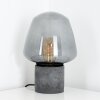 Seiryu Tafellamp Grijs, Zwart, stenen uiterlijk, 1-licht