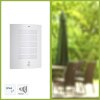 Brilliant Todd Buiten muurverlichting Wit, 1-licht, Bewegingsmelder