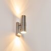 Satava Buiten muurverlichting LED Nikkel mat, 2-lichts