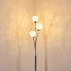 Bernado Staande lamp Nikkel mat, 3-lichts