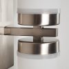 Sundborn Wandlamp Staal geborsteld, 2-lichts