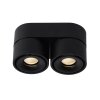 Lucide YUMIKO Plafond spot LED Zwart, 2-lichts