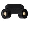 Lucide YUMIKO Plafond spot LED Zwart, 2-lichts