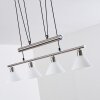 Bamenda Hanglamp Nikkel mat, 4-lichts