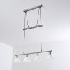 Bamenda Hanglamp Nikkel mat, 4-lichts