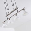 Bamenda Hanglamp Nikkel mat, 4-lichts