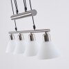 Bamenda Hanglamp Nikkel mat, 4-lichts