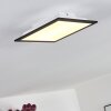 Essaouira Plafondlamp LED Zwart, 1-licht, Afstandsbediening