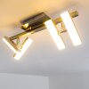 Sakami Plafondlamp LED Nikkel mat, 4-lichts