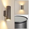 Brachy Buiten muurverlichting LED Antraciet, 2-lichts