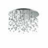 Ideallux NEVE Plafondlamp Chroom, 12-lichts
