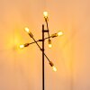 Coppet Staande lamp Zwart-Goud, 6-lichts